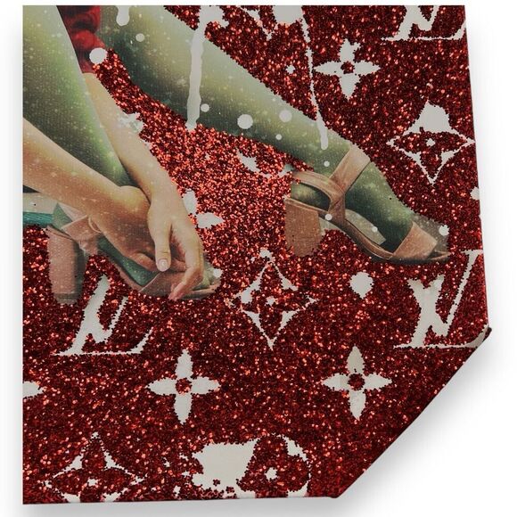 Louis Vuitton X Supreme Design District Canvas Fashion Wall Print 28x20 - Picture 5 of 9